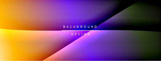 Bright rainbow style color gradient with curve round shape line background. Vector Illustration For Wallpaper, Banner, Illustration, landing page