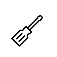Screwdriver icon with simple and modern design