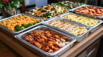 Fototapeta premium Food Buffet Catering Dining Eating Party Sharing Concept