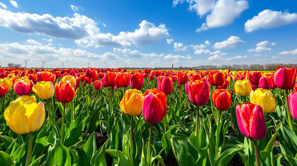 チューリップ畑②（tulip field ②）