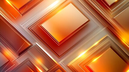 abstract orange geometric background - abstract backgrounds