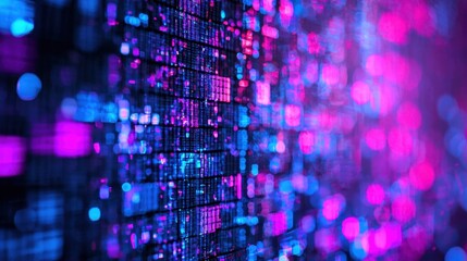Obraz premium Vibrant Abstract Background with Colorful Lights and Patterns