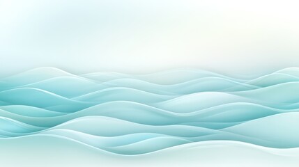 Naklejka premium Abstract background of flowing waves and dreamy clouds, serene artistic backdrop for design
