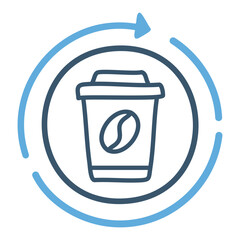 Coffee Vector Design – Stylish Cup & Glass Logo Icons for Cafés & Beverages