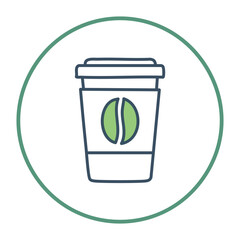 Coffee Vector Design – Stylish Cup & Glass Logo Icons for Cafés & Beverages