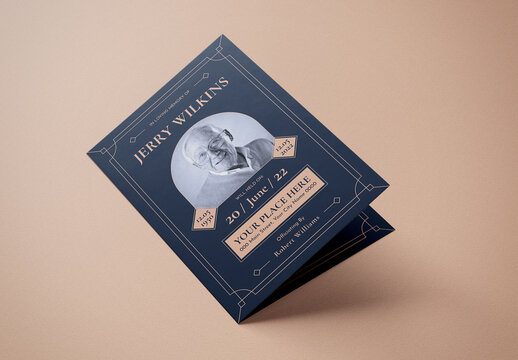 Navy Funeral Program