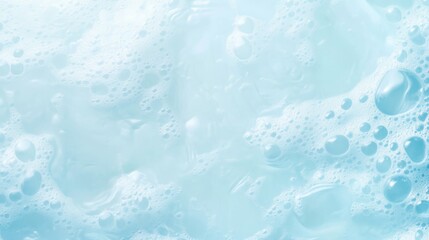 Obraz premium Tranquil closeup, water ripples on a serene blue background. explore the beauty of fluid aqua textures in peaceful aquatic design.