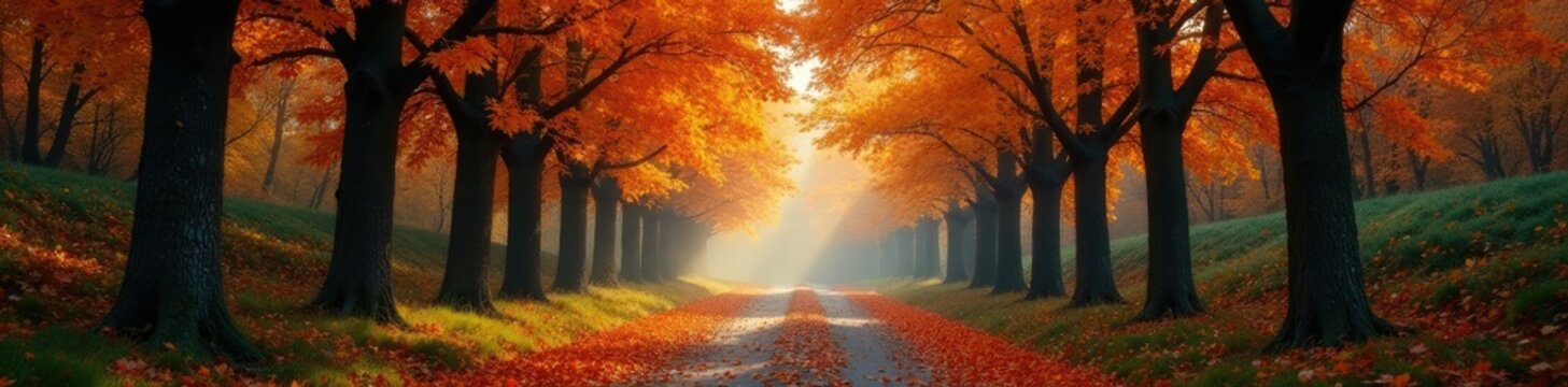 Porte de Clos vignes entour?e par une nature ?teinte, feuilles mortes, automne