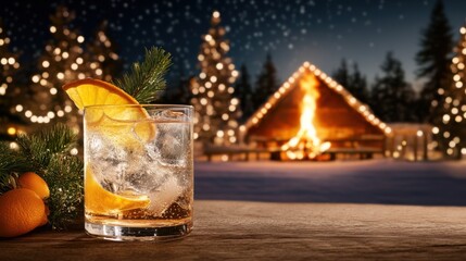 a cocktail inspired by a summer memory campfires