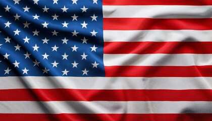 Stars and Stripes: The American Flag Flying in the Wind