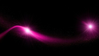pink overlay light on black background, Overlay Texture with flare effect, Special lens flash with sparkle