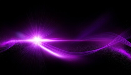 purple overlay light on black background, Overlay Texture with flare effect, Special lens flash with sparkle