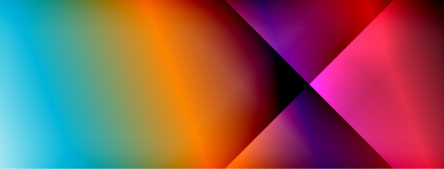 Colorful gradient with lines made of shadow and light. Creative background