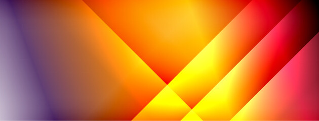 Dynamic shadow lines with gradient colors geometric background