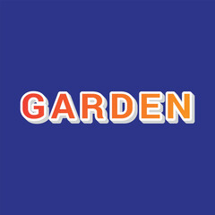 Obraz premium wordmark logoGARDEN