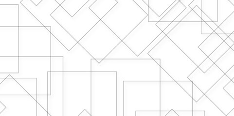 Abstract seamless random geometric gray square lines pattern on a transparent background design. Abstract monochrome elegant geometric background business and technology concept background. 