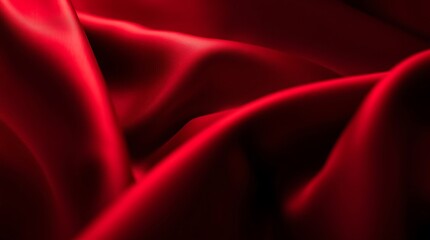 Obraz premium Black dark deep red burgundy cherry maroon crimson abstract background. Silk satin velvet fabric. Elegant luxury rich.