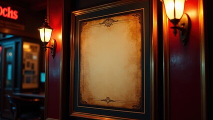 Classic vintage movie theater posters for movies in theater, designed with aged paper textures.