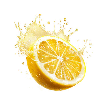 lemon in water