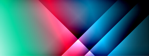 Fototapeta premium Light shadow lines dynamic gradient background