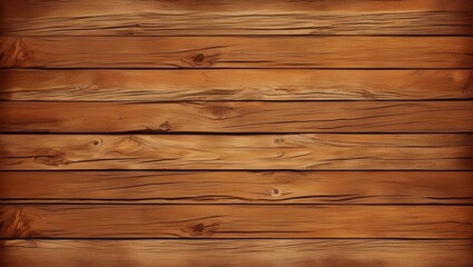 Fototapeta premium Rustic Wooden Texture: A close-up shot of rustic wooden planks, showcasing the natural grain, knots, and textures of weathered wood.
