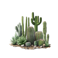 cactus isolated on white background