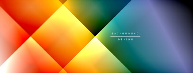 Colorful gradient with lines made of shadow and light. Creative background