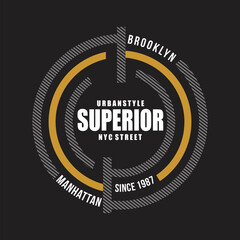 Printbrooklyn new york city manhattan usa,design typography vector illustration