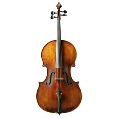 Fototapeta premium Antique wooden violin showcasing rich texture and craftsmanship