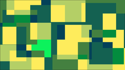 Abstract background illustration with green square ornament, suitable for creating any business content with copy space area