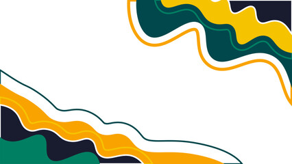 Abstract background illustration with waves in the corner, suitable for creating any business content with copy space area