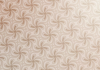 Gradient brown swirl line pattern art background