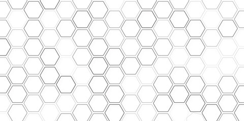 Repeated polygons honeycomb wallpaper seamless pattern. Hexagon seamless pattern. Honeycomb shape geometric background. 