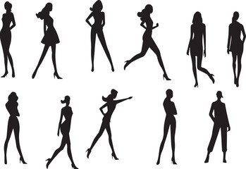 Obraz premium people silhouetee