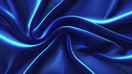 Obraz premium Opulent Royal Blue Fabric