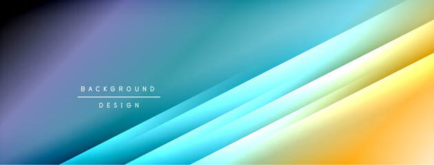 Dynamic shadow lines with gradient colors geometric background