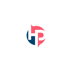 Fototapeta premium Creative HP ,PH letter logo design
