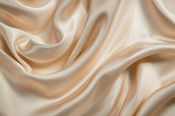 Fototapeta premium Black dark light pastel dusty pale soft brown sepia beige nude white abstract background. Silk satin fabric. Curtain drapery flowing line stripe. Color gradient. Beautiful elegant.Ai