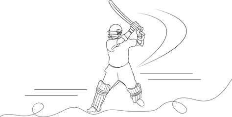 vector cricket players cheering and celebrating gesture line art. Cricket Logo, Cricket silhouette, Cricket Vector Illustration, Outline sketch drawing of Batsman playing. cricketer celebrating win.
