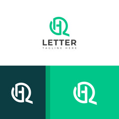 Creative HQ, QH letter logo design
