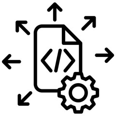 Source Control Outline Icon