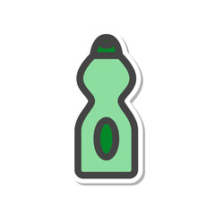 ステッカー日用品家電関連の単品アイコン　洗剤