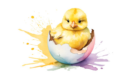 easter chicken with egg