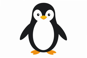 penguin on a white background