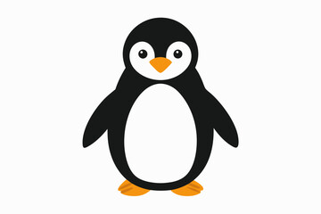 penguin on a white background
