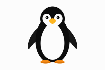 penguin on a white background