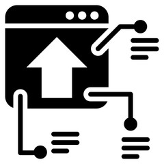 Software Release Glyph Icon