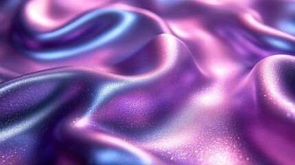 Obraz premium Holographic cyan, magenta, and yellow foil iridescent texture, featuring vibrant primary color gradients with dazzling reflective effects. Ultra HD maximum quality, a striking and bold abstract style