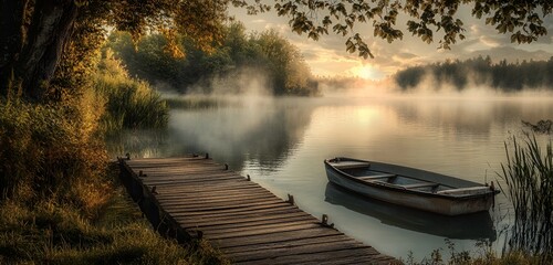 Natural Background with Scenic Elements

