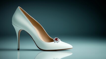 Discover the Stunning White Shoes Adorned with a Striking Red Jewel Perfect for Elevating Your Everyday Style and Statement Footwear Choices